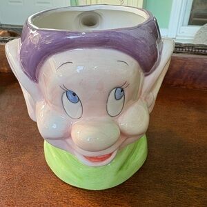 Disney ceramic 3-D Dopey Mug EUC colorful